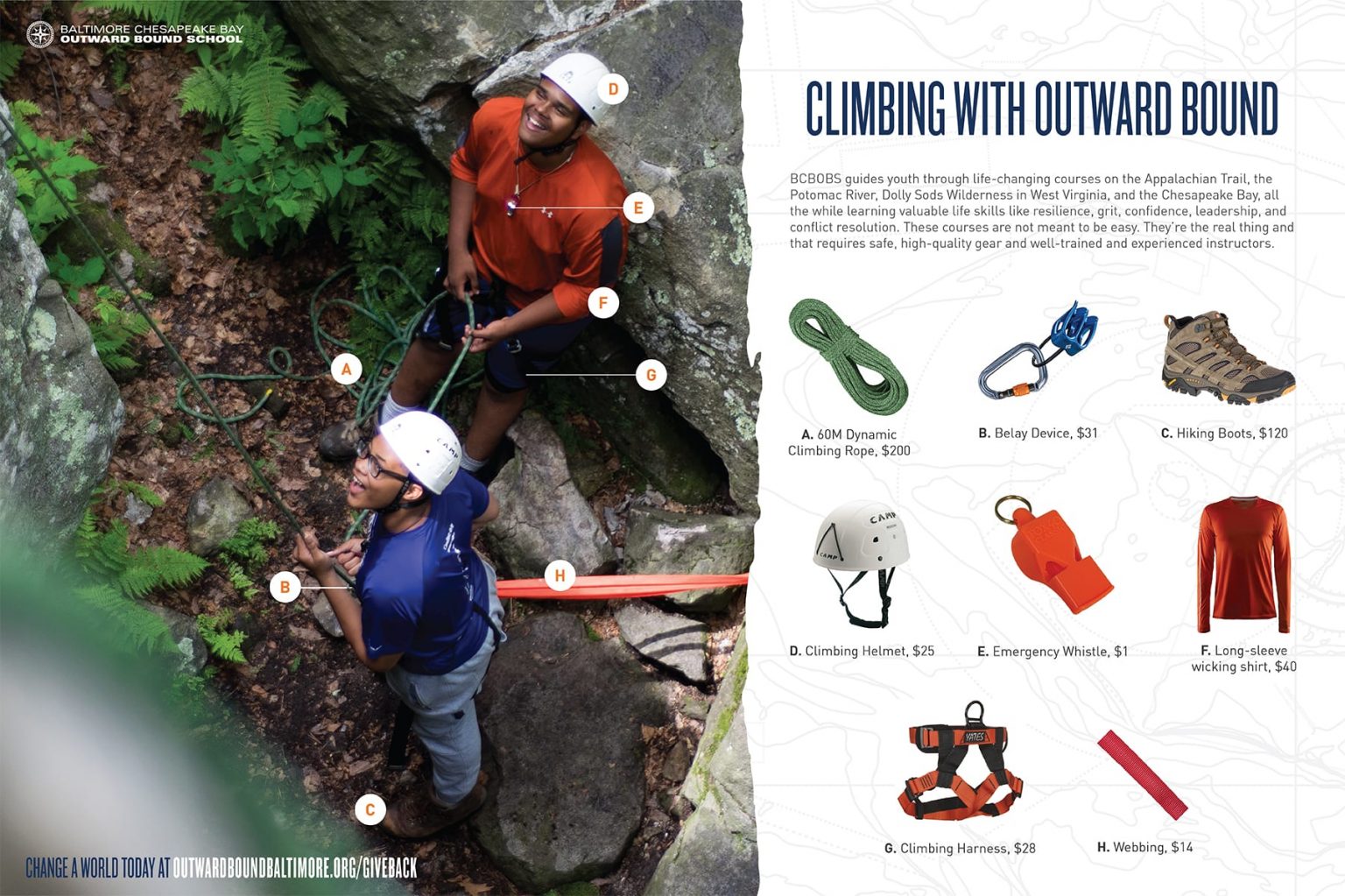 Giving Catalog Outward Bound